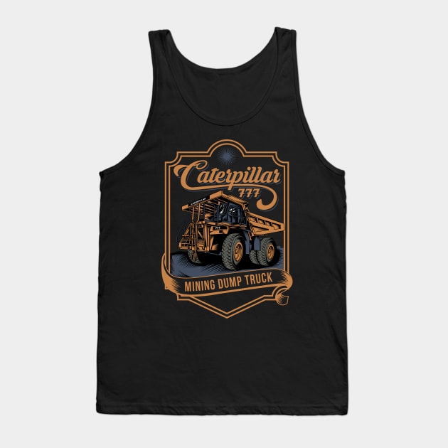 Caterpillar 777 Tank Top by damnoverload